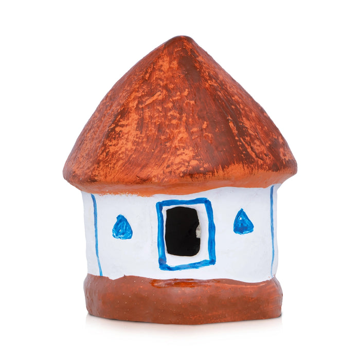 House Clay Golu Bommai - 6 x 3 Inches | Giri Golu Doll/ Navaratri Golu Bomma/Gombe/Dasara Doll
