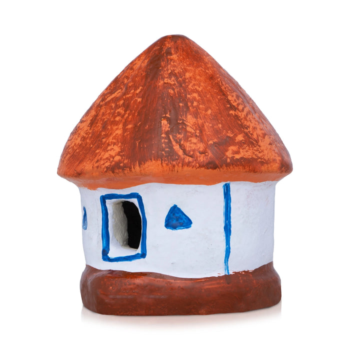 House Clay Golu Bommai - 6 x 3 Inches | Giri Golu Doll/ Navaratri Golu Bomma/Gombe/Dasara Doll