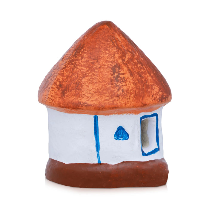 House Clay Golu Bommai - 6 x 3 Inches | Giri Golu Doll/ Navaratri Golu Bomma/Gombe/Dasara Doll