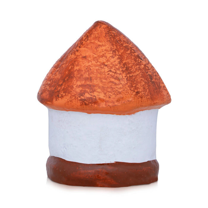 House Clay Golu Bommai - 6 x 3 Inches | Giri Golu Doll/ Navaratri Golu Bomma/Gombe/Dasara Doll