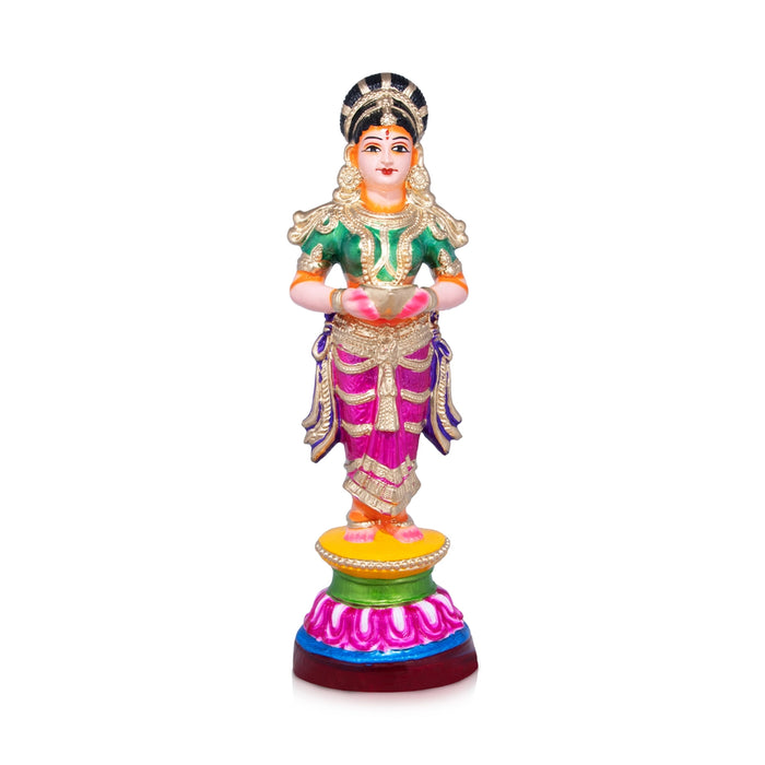 Paavai Vilakku Paper Mache Golu Bommai - 20 X 6.5 Inches | Giri Golu Doll/ Navaratri Gombe/ Navratri Décor