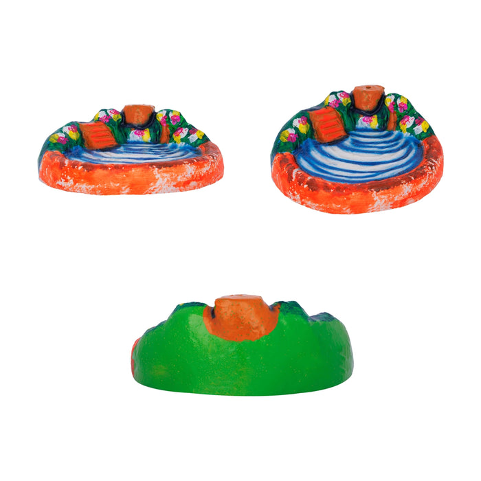 Krishna Leela Clay Golu Bommai Set - 7.5 x 5.5 Inches | 23 Pcs/ Giri Golu Doll/ Navaratri Kolu Bomma/ Gombe/ Bommalu