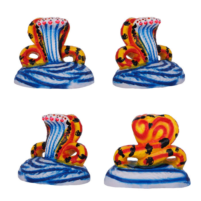 Krishna Leela Clay Golu Bommai Set - 7.5 x 5.5 Inches | 23 Pcs/ Giri Golu Doll/ Navaratri Kolu Bomma/ Gombe/ Bommalu