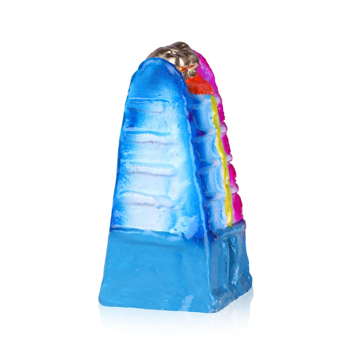 Gopuram Clay Golu Bommai - 4 x 2 Inches | Giri Golu Doll/ Navaratri Kolu Bommai/ Dasara Bommalu
