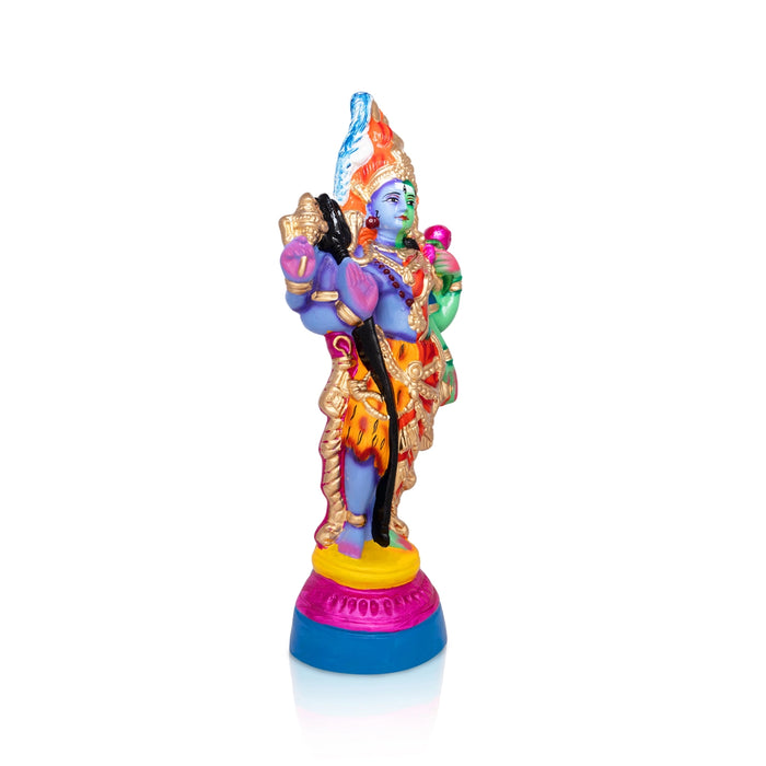 Ardhanareeshwarar Paper Mache Golu Bommai - 20 x 7.5 Inches | Giri Golu Doll/ Navaratri Golu Bommalu/ Dasara Doll
