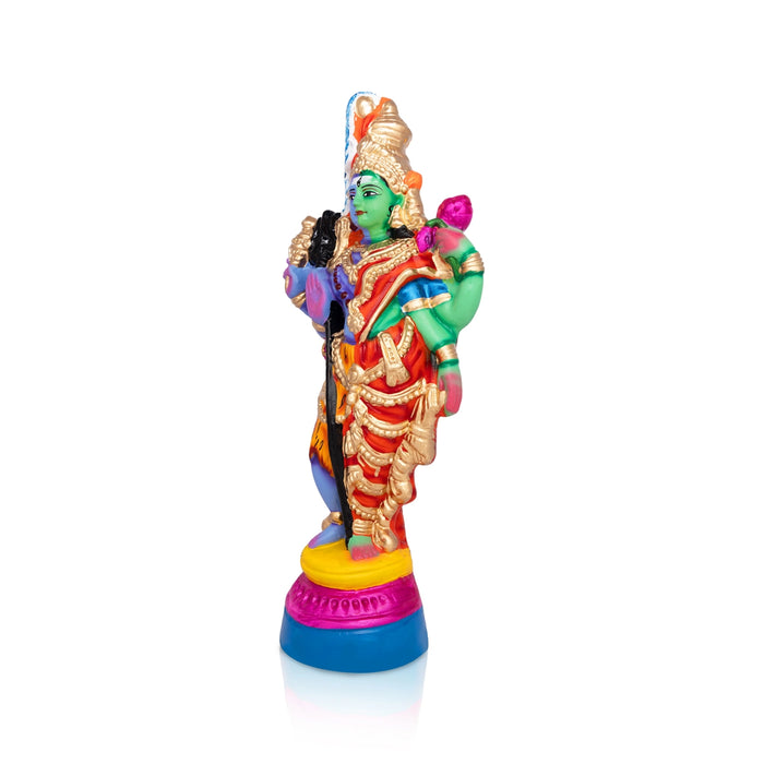 Ardhanareeshwarar Paper Mache Golu Bommai - 20 x 7.5 Inches | Giri Golu Doll/ Navaratri Golu Bommalu/ Dasara Doll