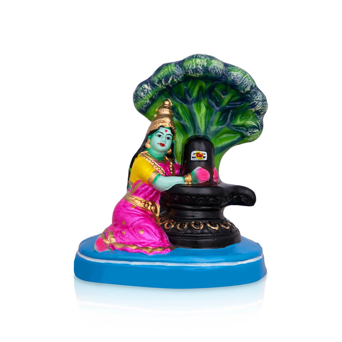 Kamba Nathi Clay Golu Bommai - 8.5 x 7.5 Inches | Giri Golu Doll/ Navaratri Kolu Bomma/Dasara Doll