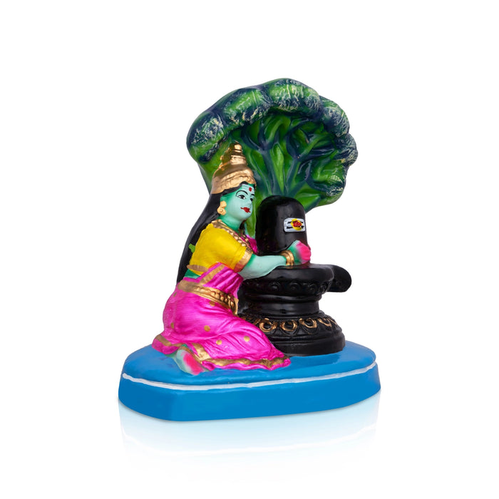 Kamba Nathi Clay Golu Bommai - 8.5 x 7.5 Inches | Giri Golu Doll/ Navaratri Kolu Bomma/Dasara Doll