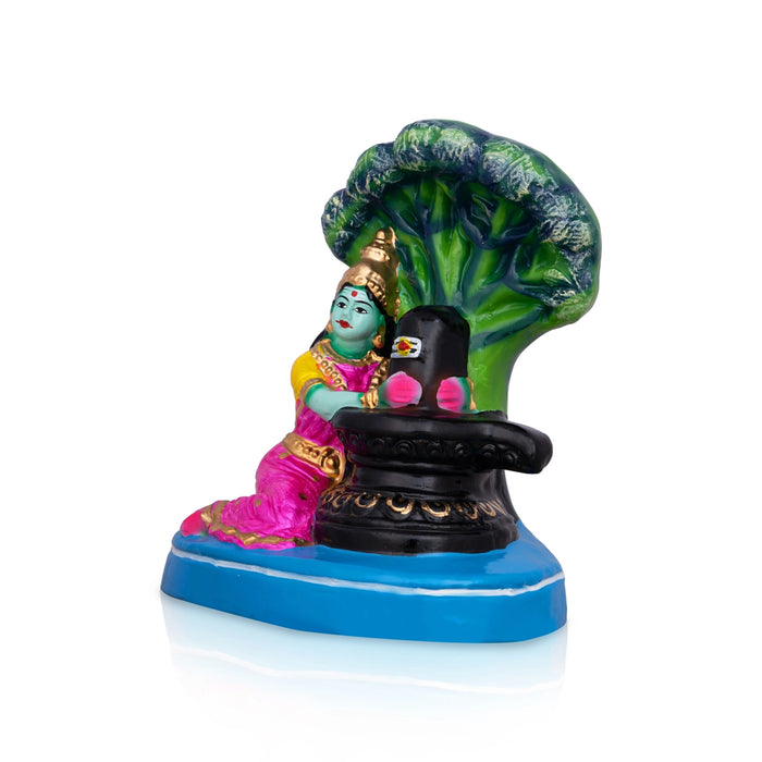 Kamba Nathi Clay Golu Bommai - 8.5 x 7.5 Inches | Giri Golu Doll/ Navaratri Kolu Bomma/Dasara Doll