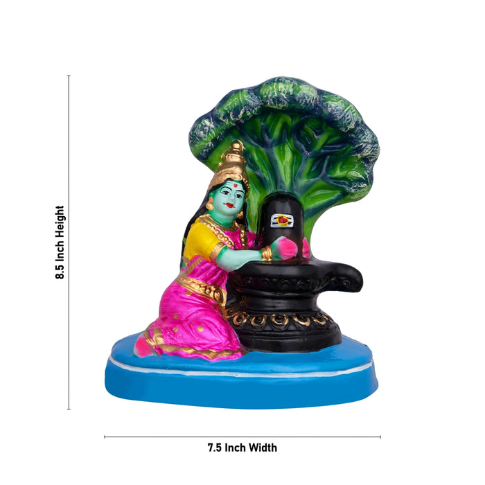 Kamba Nathi Clay Golu Bommai - 8.5 x 7.5 Inches | Giri Golu Doll/ Navaratri Kolu Bomma/Dasara Doll