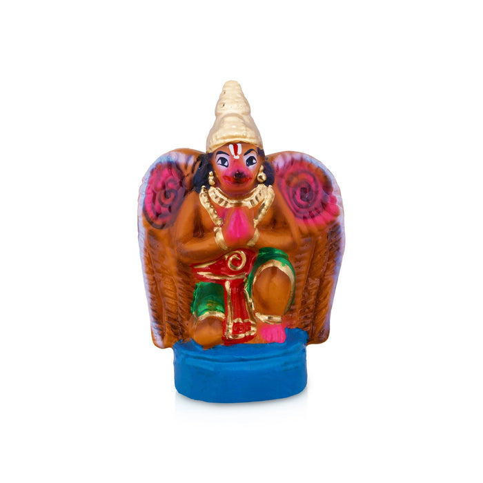 Gajendra Moksham Clay Golu Bommai - 8 x 3.5 Inches | Giri Golu Doll/ Navaratri Kolu Bomma/ Dasara Doll