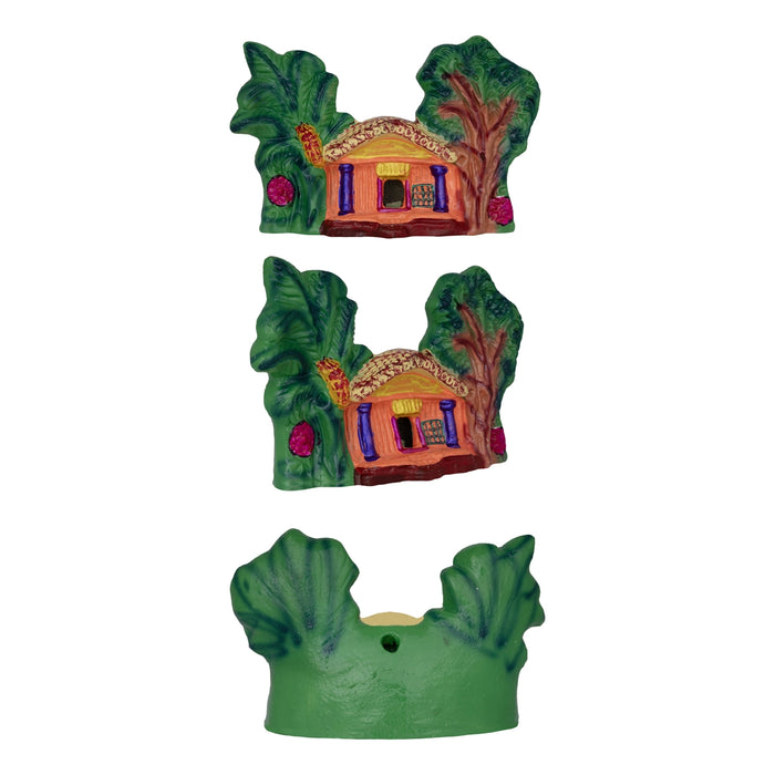 Kanagadhara Clay Golu Bommai Set - 8 x 10 Inches | Giri Golu Doll/ Navaratri Golu Bomma/ Gombe/ Bommai
