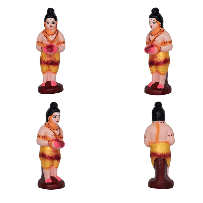 Kanagadhara Clay Golu Bommai Set - 8 x 10 Inches | Giri Golu Doll/ Navaratri Golu Bomma/ Gombe/ Bommai