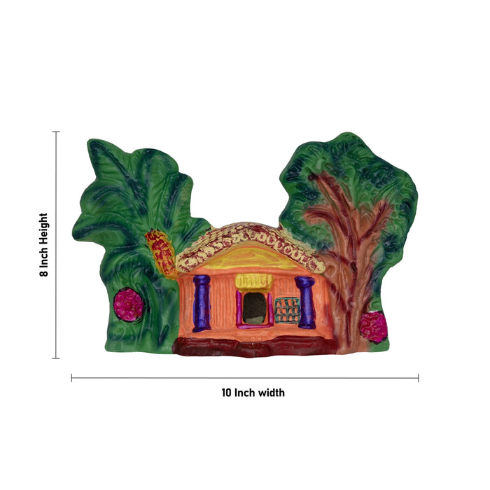 Kanagadhara Clay Golu Bommai Set - 8 x 10 Inches | Giri Golu Doll/ Navaratri Golu Bomma/ Gombe/ Bommai