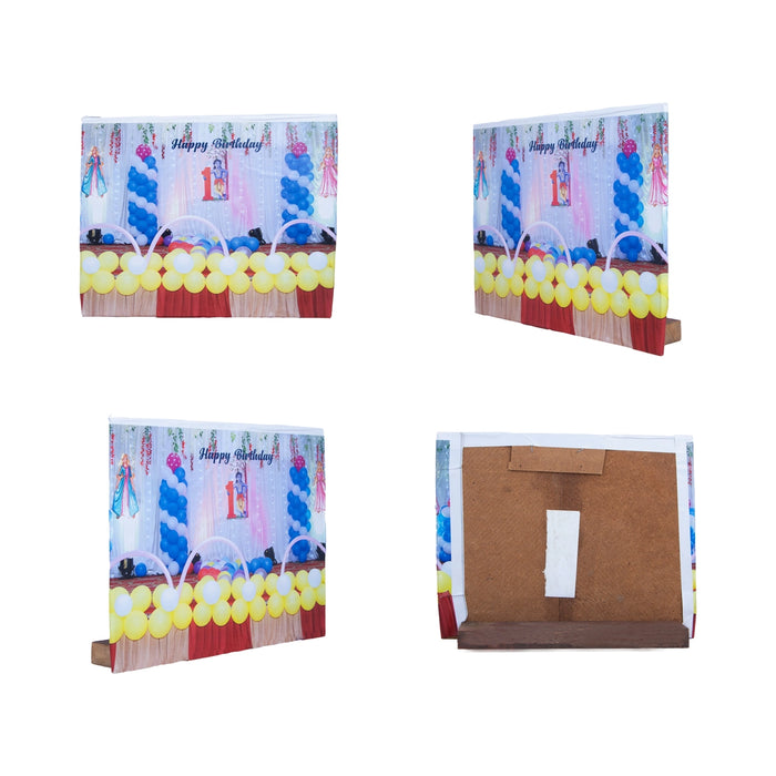 Birthday Clay Golu Bommai Set - 6 x 3 Inches | Giri Golu Doll/ Navaratri Golu Bomma/ Bommai/ Gombe