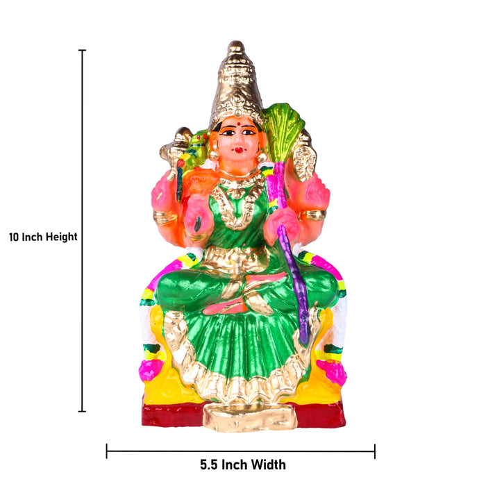 Kamakshi Clay Golu Bommai - 10 Inches | Giri Golu Doll/ Navaratri Golu Bomma/Gombe/Bommai