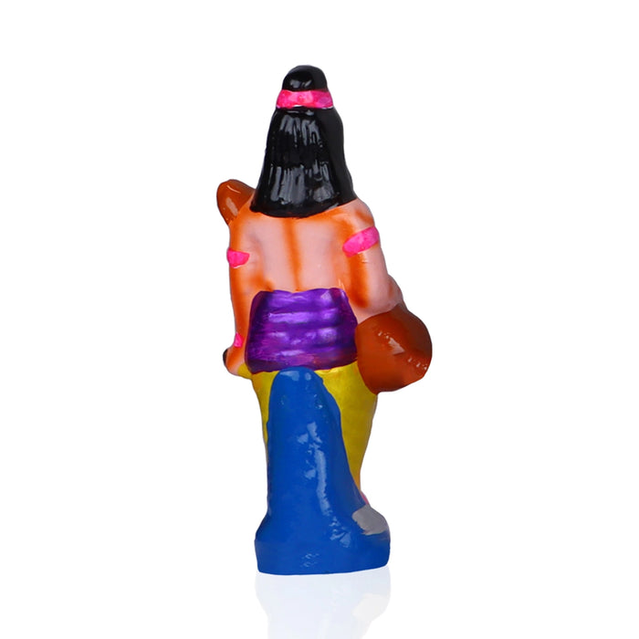 Mangani Thiruvilaiyadal Clay Golu Bommai Set - 8 x 9 Inches | Giri Golu Doll/ Navaratri Golu Bomma/Gombe