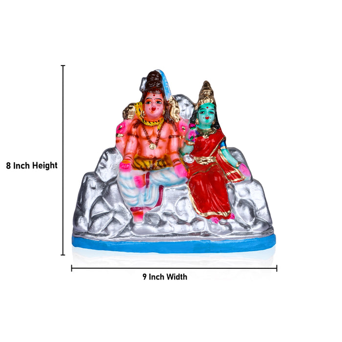 Mangani Thiruvilaiyadal Clay Golu Bommai Set - 8 x 9 Inches | Giri Golu Doll/ Navaratri Golu Bomma/Gombe