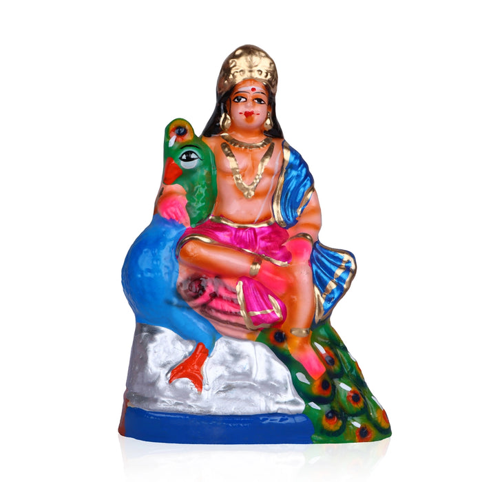 Mangani Thiruvilaiyadal Clay Golu Bommai Set - 8 x 9 Inches | Giri Golu Doll/ Navaratri Golu Bomma/Gombe