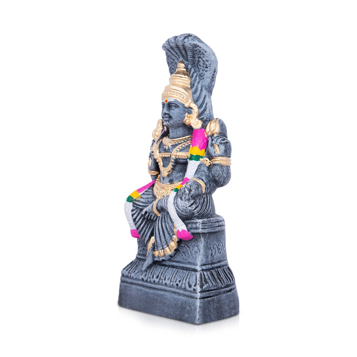 Karumariyamman Clay Golu Bommai - 10 x 5 Inches | Giri Golu Doll/ Navaratri Golu Bomma/Gombe/Bommai