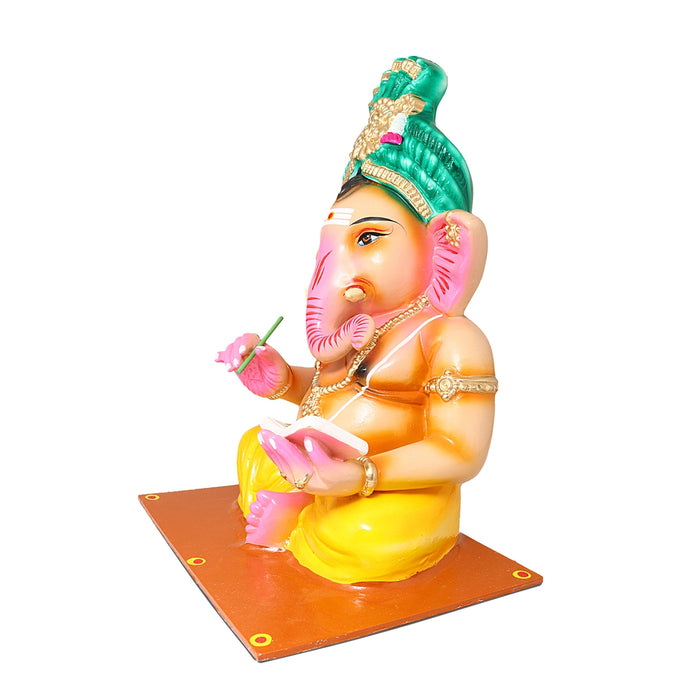 Gurukulam Ganapati Paper Mache Golu Bommai Set - 16 x 12 Inches | Giri Golu Doll/ Navaratri Golu Bomma/Gombe