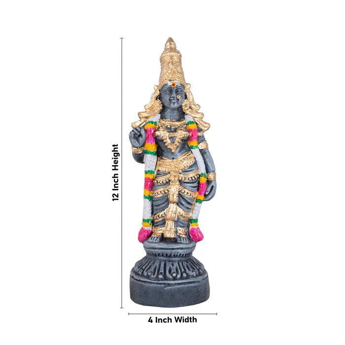 Meenakshi Clay Golu Bommai - 12 x 4 Inches | Giri Golu Doll/ Navaratri Golu Bomma/Gombe/Bommai