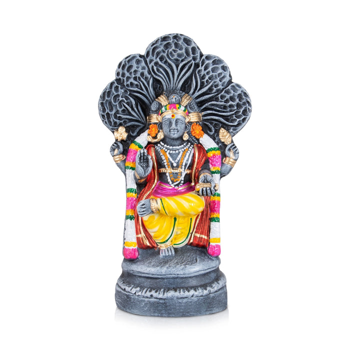 Dakshinamoorthy Clay Golu Bommai - 14 x 7 Inches | Giri Golu Doll/ Navaratri Golu Bomma/Gombe/Bommai