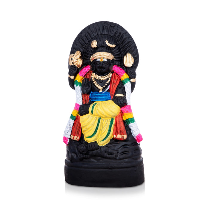 Dakshinamoorthy Clay Golu Bommai - 6 x 3 Inches | Giri Golu Doll/ Navaratri Golu Bomma/Gombe/Bommai