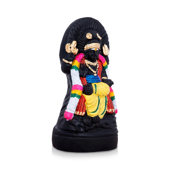 Dakshinamoorthy Clay Golu Bommai - 6 x 3 Inches | Giri Golu Doll/ Navaratri Golu Bomma/Gombe/Bommai