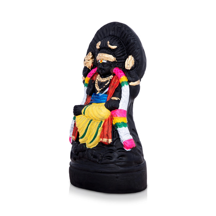 Dakshinamoorthy Clay Golu Bommai - 6 x 3 Inches | Giri Golu Doll/ Navaratri Golu Bomma/Gombe/Bommai