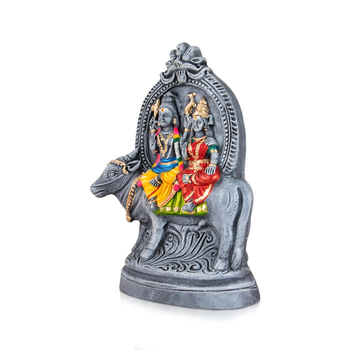 Rishaba Vahanam Clay Golu Bommai - 14 x 10 Inches | Giri Golu Doll/ Navaratri Golu Bomma/Gombe/Bommai