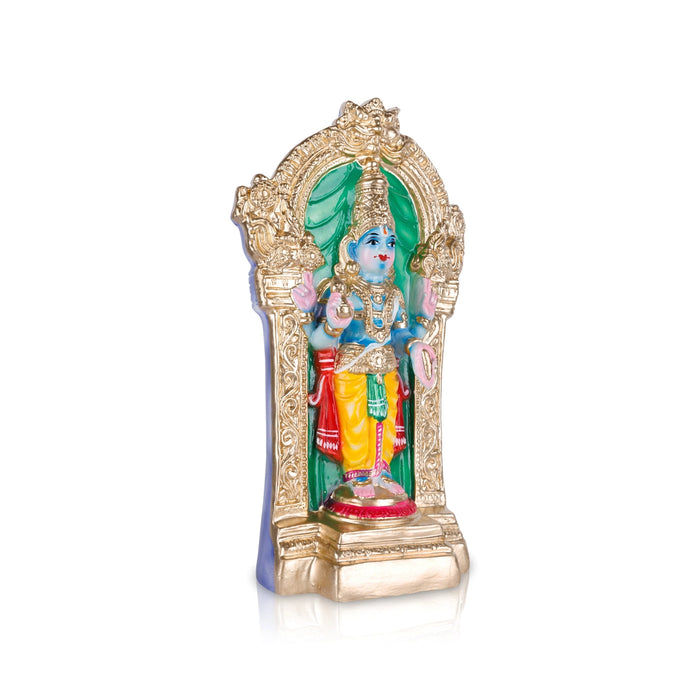 Dhanvantari Paper Mache Golu Bommai - 16 x 9 Inches | Giri Golu Doll/ Navaratri Golu Bomma/ Gombe/ Bommai
