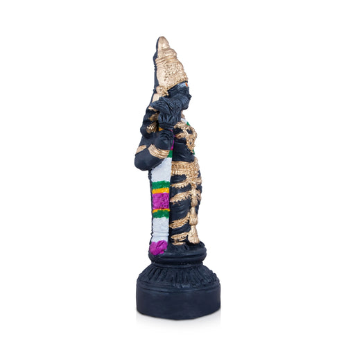 Meenakshi Kalvetu Stone Finish Clay Golu Bommai - 8.5 x 4 Inches | Giri Golu Bomma/ Navaratri Kolu Bommalu - Clay Golu Bommai | Giri USA