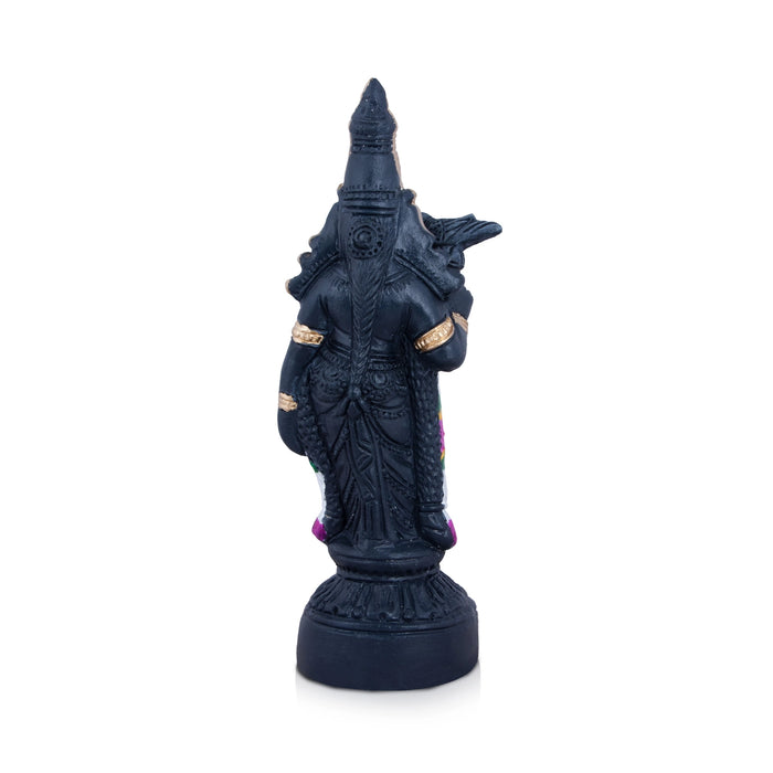 Meenakshi Kalvetu Stone Finish Clay Golu Bommai - 12 x 5 Inches | Giri Golu Bomma/ Navaratri Kolu Bommalu
