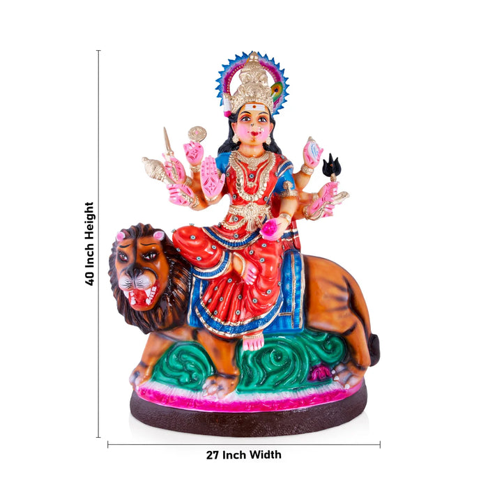 Durgai Paper Mache Golu Bommai - 40 x 27 Inches | Giri Golu Doll/ Navaratri Golu Bomma/Gombe/Bommai