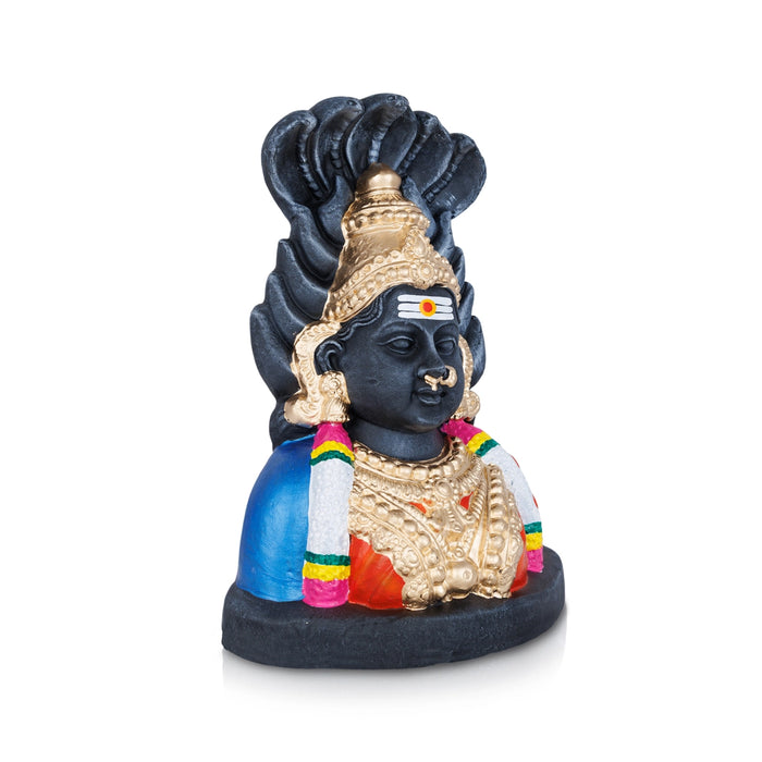 Mariamman Clay Stone Finish Golu Bommai - 13 x 9.5 inches | Giri Golu Doll / Navaratri Golu Bomma/ bommalu