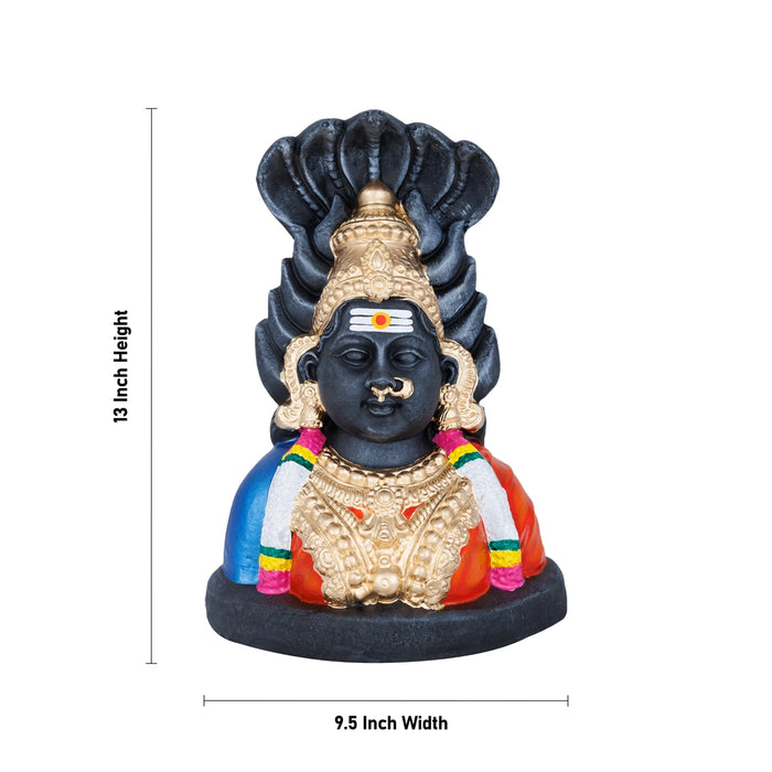 Mariamman Clay Stone Finish Golu Bommai - 13 x 9.5 inches | Giri Golu Doll / Navaratri Golu Bomma/ bommalu