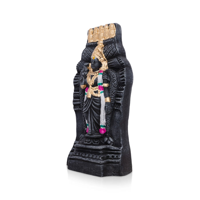 Gopuram Meekashi Clay Golu Bommai Set - 11 x 5.5 Inches | Giri Golu Doll/ Navaratri Golu Bomma/Bommai