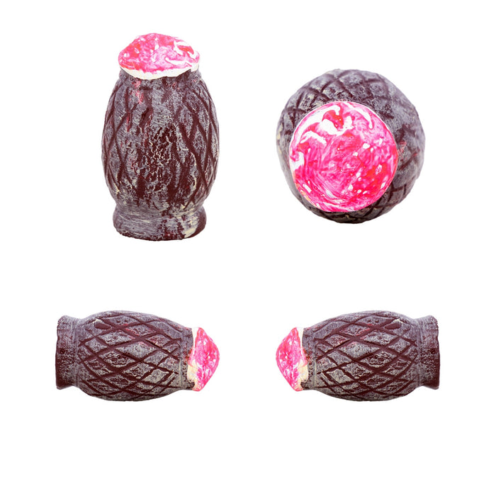 Malai Soodi Kodutha Andal Clay Golu Bommai Set - 11 x 4.5 Inches | Giri Golu Doll/ Navaratri Golu Bomma/Gombe/Bommai