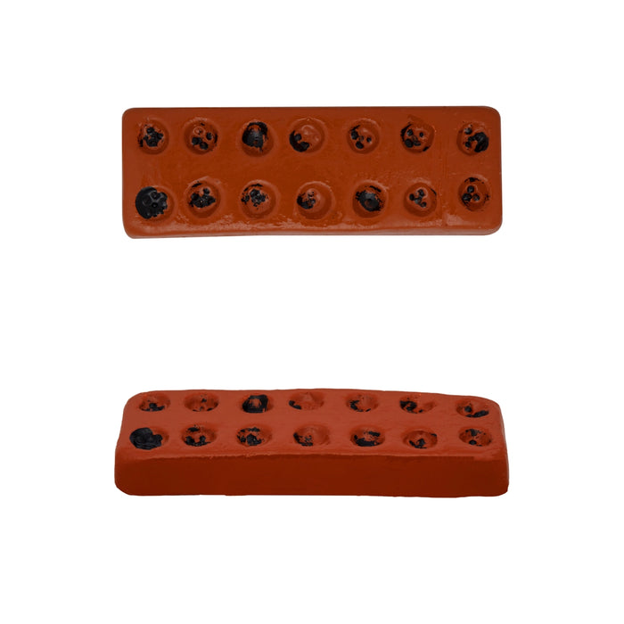 Pallankuzhi Clay Golu Bommai Set - 4.5 x 3.5 Inches | Giri Golu Bomma/ Navaratri Golu Doll/ Gombe/ Bommalu
