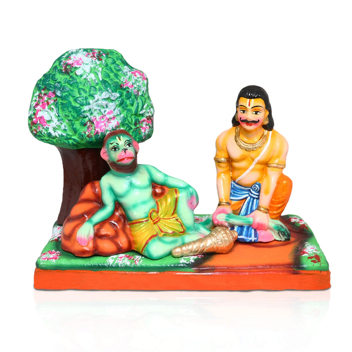 Beema Shena Karvam Clay Golu Bommai Set- 8 X 5 Inches | Navaratri Golu Gombe/Giri Golu Doll/Navratri Decoration
