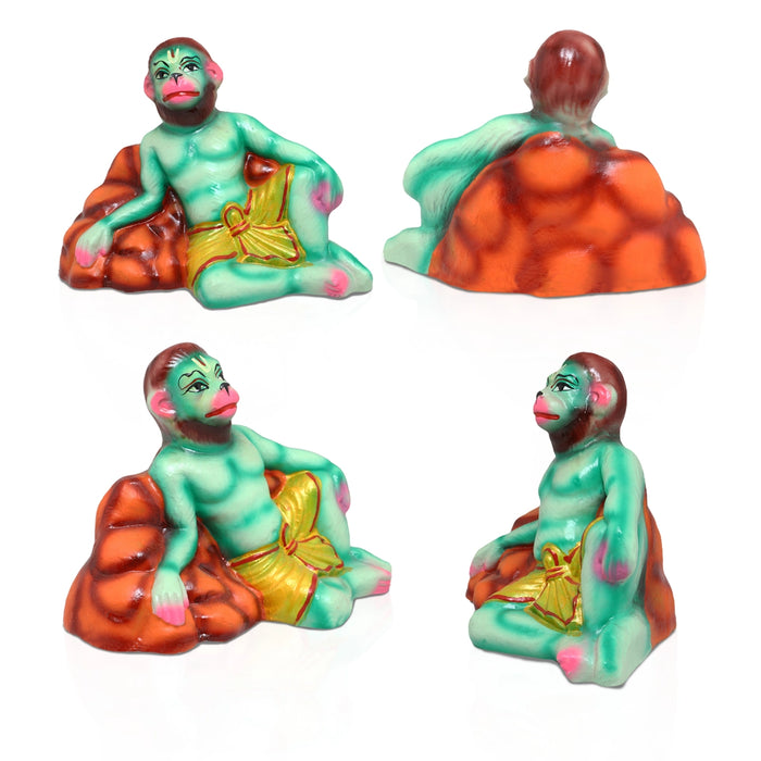 Beema Shena Karvam Clay Golu Bommai Set- 8 X 5 Inches | Navaratri Golu Gombe/Giri Golu Doll/Navratri Decoration