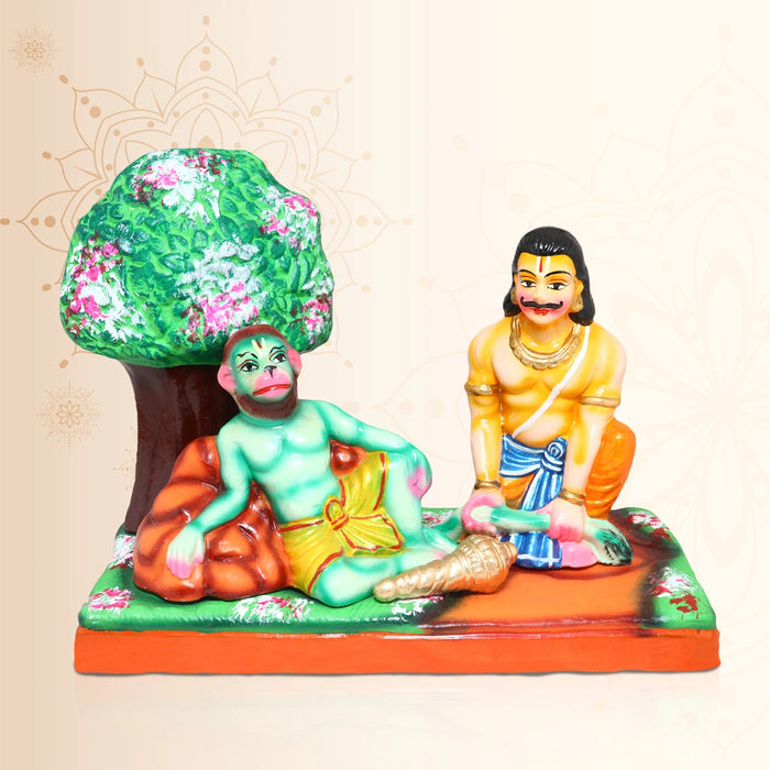 Beema Shena Karvam Clay Golu Bommai Set- 8 X 5 Inches | Navaratri Golu Gombe/Giri Golu Doll/Navratri Decoration