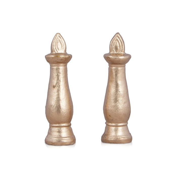 Varalakshmi Pooja Clay Golu bommai Set - 10 x 4.5 Inches | Giri Golu Doll/ Gombe/ Navaratri Kolu Bommai