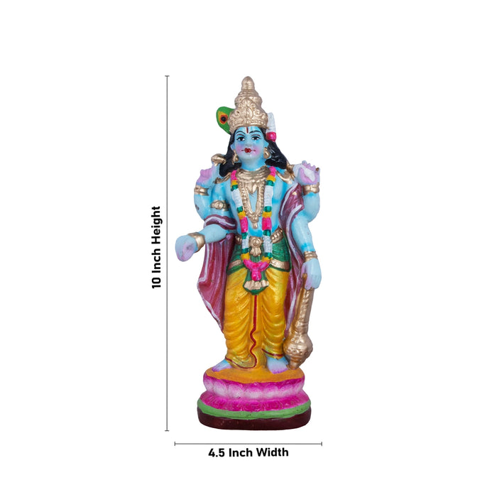 Varalakshmi Pooja Clay Golu bommai Set - 10 x 4.5 Inches | Giri Golu Doll/ Gombe/ Navaratri Kolu Bommai