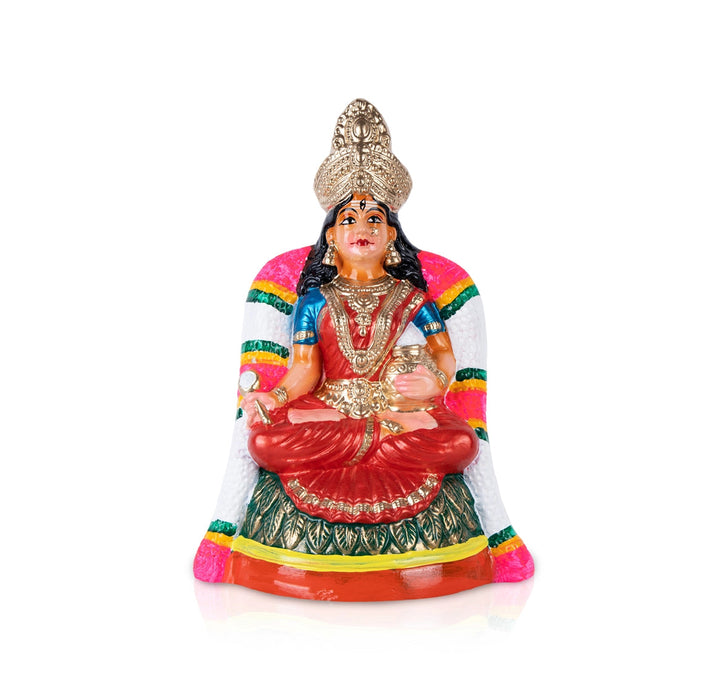 Annapurna Devi Paper Mache Golu Bommai - 10.5 X 7 Inches | Giri Golu Doll/ Navaratri Gombe/ Navratri Decor