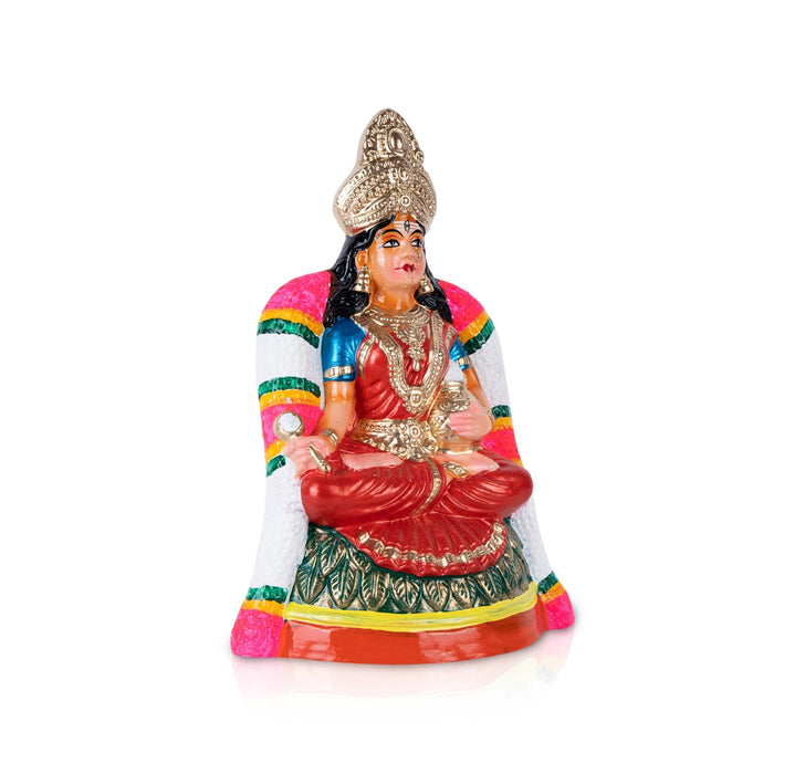 Annapurna Devi Paper Mache Golu Bommai - 10.5 X 7 Inches | Giri Golu Doll/ Navaratri Gombe/ Navratri Decor