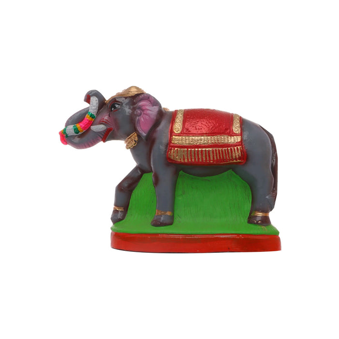 Manakula Vinayaka Idol Clay Golu Bommai Set- 10 X 7.5 Inches | Navaratri Golu Gombe/Giri Golu Doll/Navratri Decor