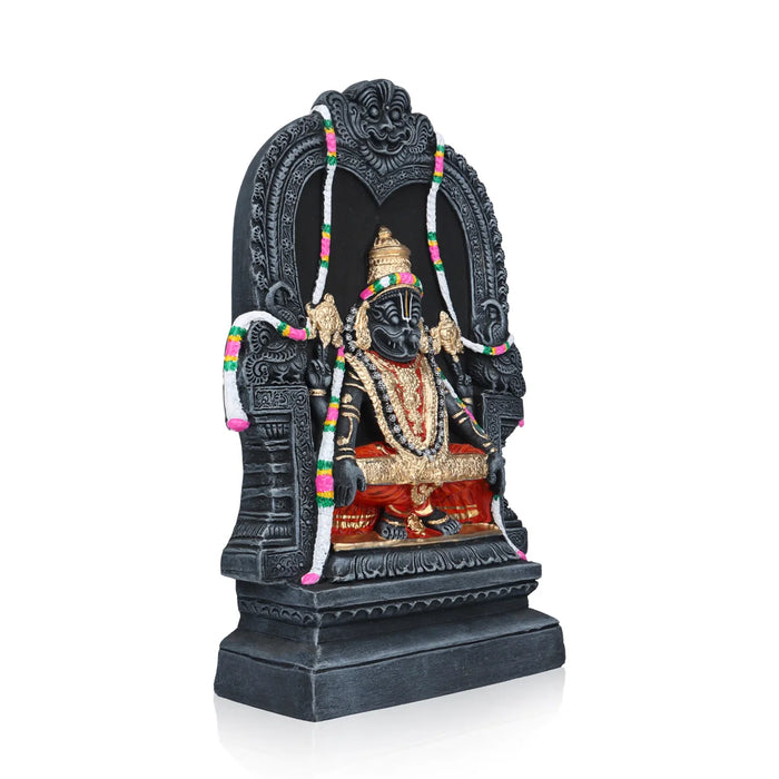 Yoga Narasimhar Clay Golu Bommai - 13 Inches | Giri Golu Doll/ Navaratri Golu Bomma/Gombe/Bommai