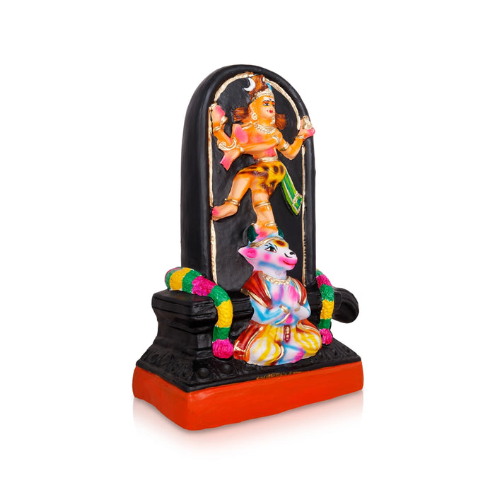 Shiv Ling Murti Pradosham Paper Mache Golu Bommai- 15 X 12 Inches | Giri Golu Doll/Navaratri Gombe/Navratri Décor